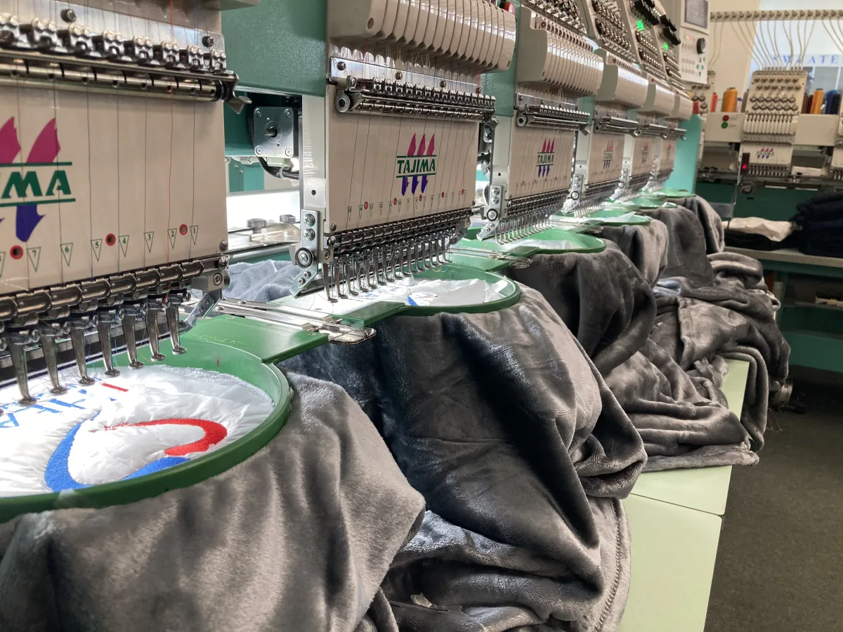 In-house embroidery